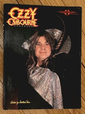 VINTAGE Ozzy Osbourne Songbook Guitar Vocal Tablature Music Book 1985
